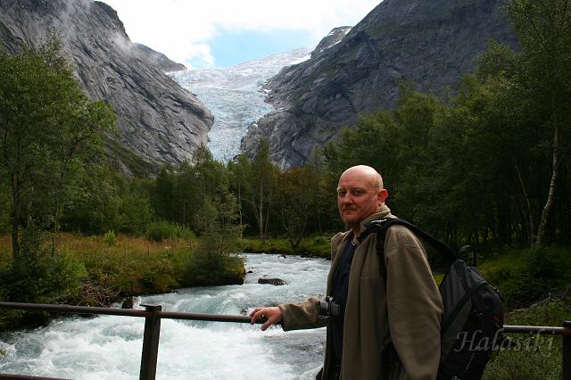 Norwegia (1849).JPG - Norwegia - góry  Jostedalsbreen (Brigsdal)